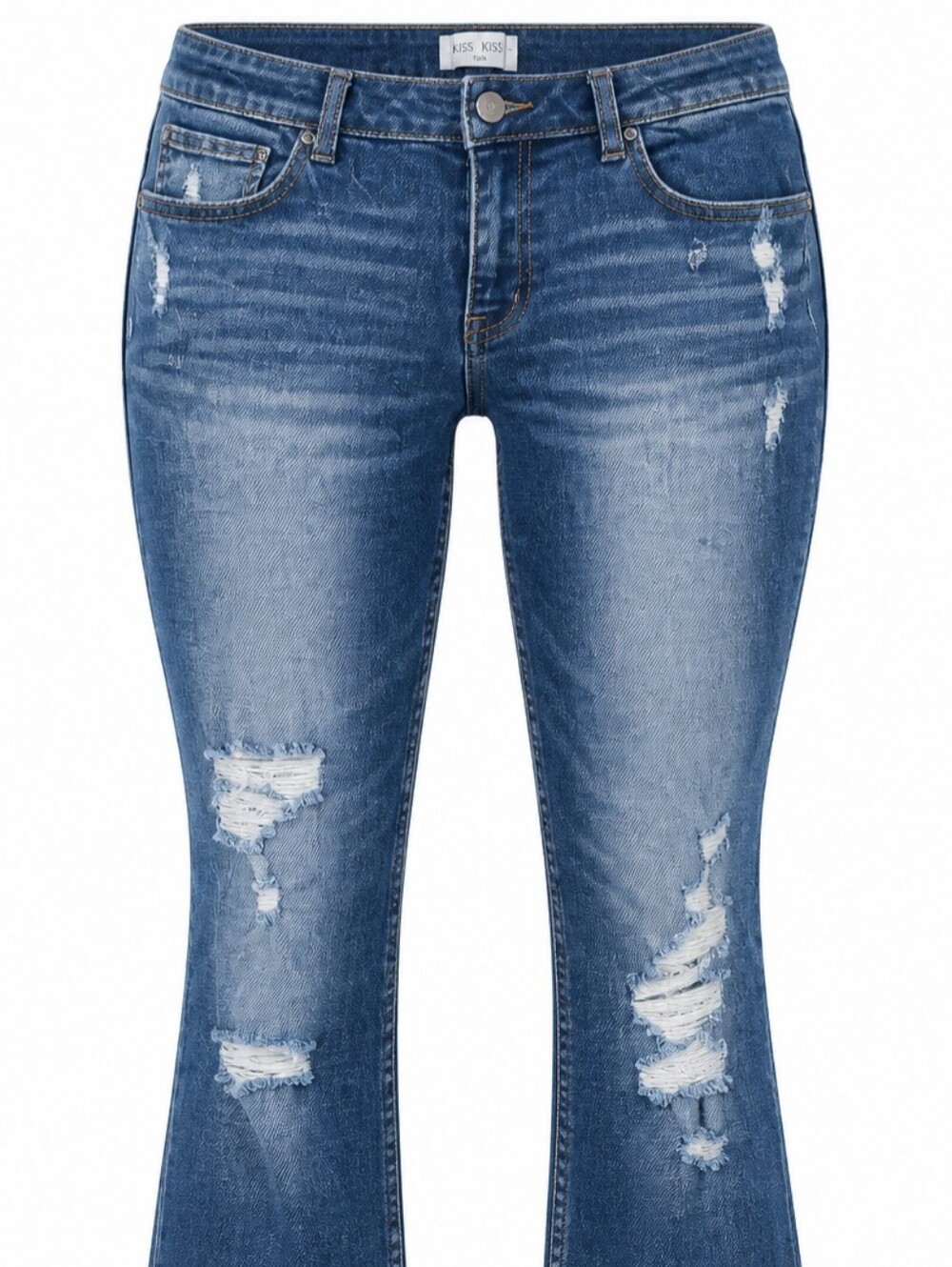 BKE Womens Stella Bootcut Jeans Lowrise Size31×35.5(actual 31×34) Indie Biker